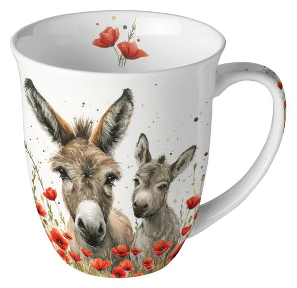 Porcelánový hrnek Pár oslíků 400 ml
