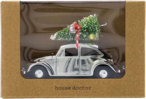 Vánoční autíčko Mini Xmas Car Silver