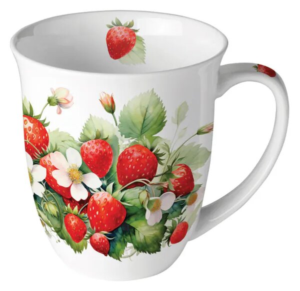 Porcelánový hrnek Jahody 400 ml