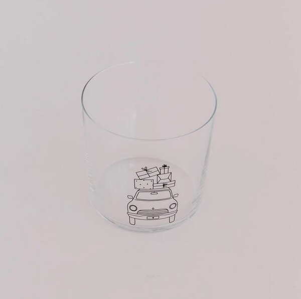 Sklenice Christmas Car 350 ml