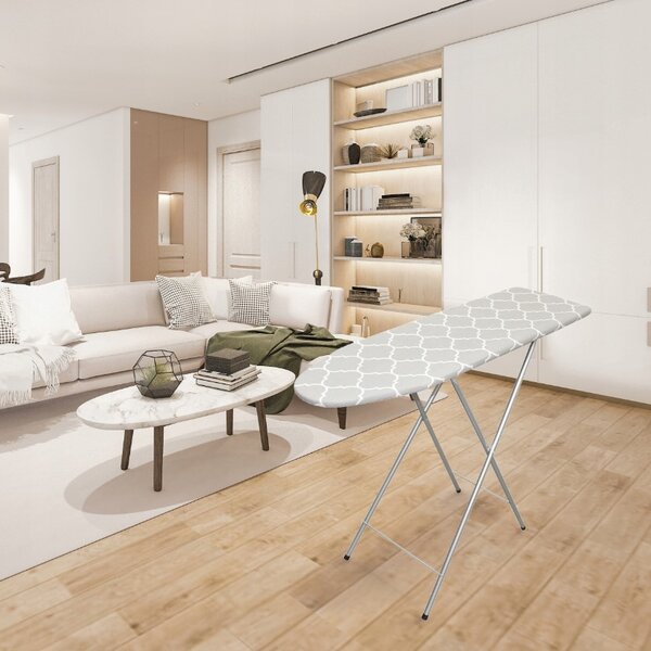Erga Model TIRI, žehlící prkno 120x30x80 cm, MIX-stříbrná, ERG-SEP-10PRASOTIRI11