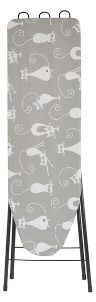 Erga Model Irit Black, žehlící prkno 120x30x80 cm, černá-vícebarevné, ERG-SEP-10DESIRITBLA