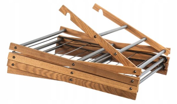 Erga Aurora Plus, věšák na sušení prádla 69x49,5x97 cm na postavení, hnědá-černá, ERG-SEP-1265SUAURPLUD