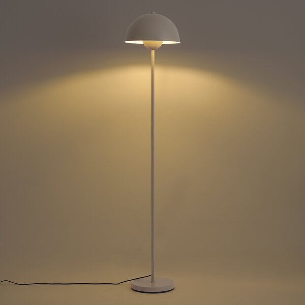 Retro stojací lampa béžová 160 cm - Magnax