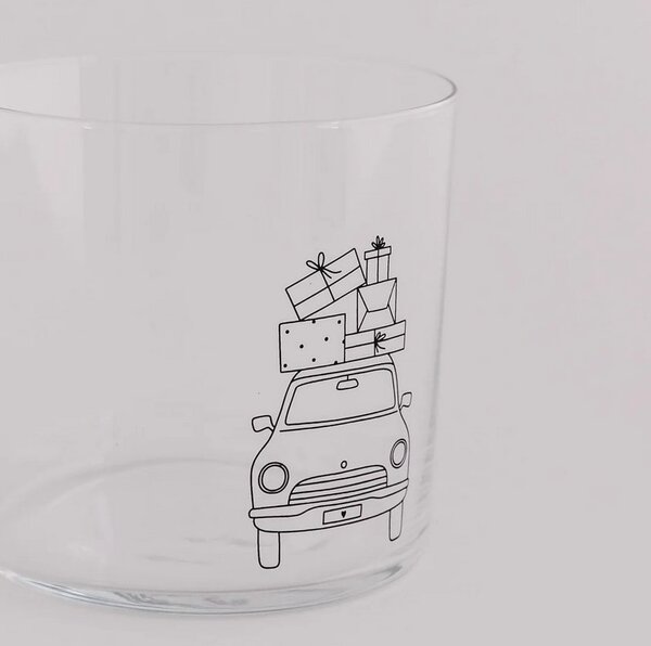 Sklenice Christmas Car 350 ml
