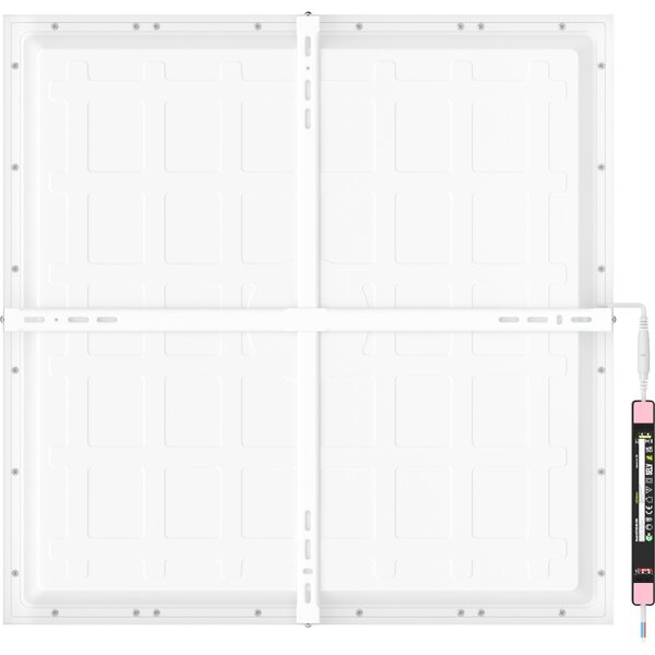 Mexen Brill-S, stropní LED panel 60×60 cm, 48 W, neutrální bílá 4000K, L206-060-060-4840-20