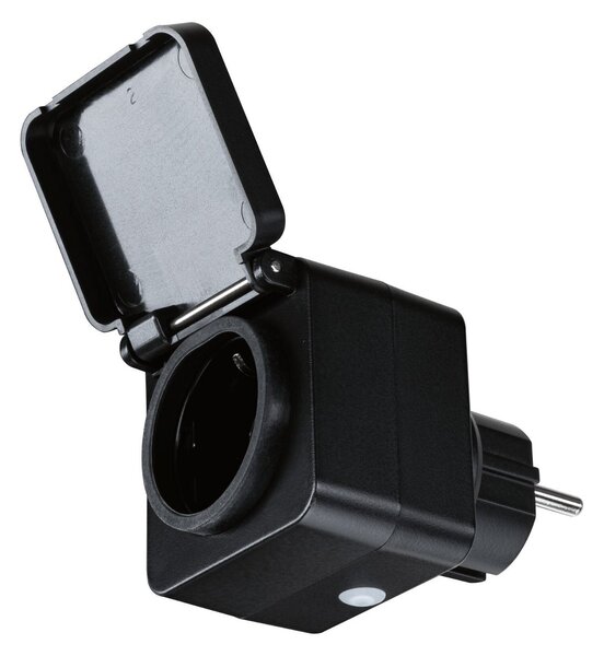 P 50138 Zásuvka Smart Plug Venkovní IP44 černá - PAULMANN
