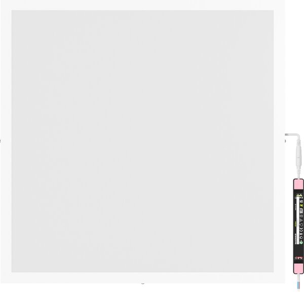 Mexen Brill-S, stropní LED panel 60×60 cm, 48 W, neutrální bílá 4000K, L206-060-060-4840-20