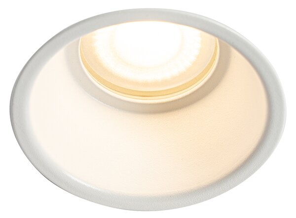 Chytré zapuštěné bodové svítidlo bílé IP44 s Wifi GU10 50mm - Dept