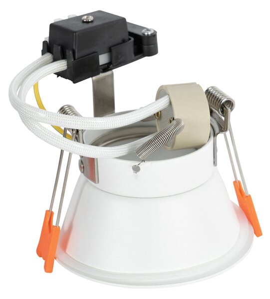 Chytré zapuštěné bodové svítidlo bílé IP44 s Wifi GU10 50mm - Dept