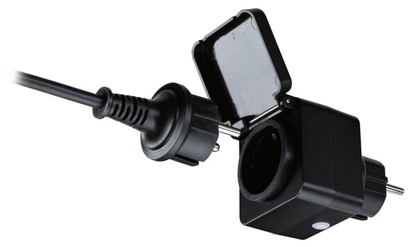 P 50138 Zásuvka Smart Plug Venkovní IP44 černá - PAULMANN