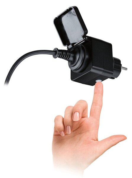 P 50138 Zásuvka Smart Plug Venkovní IP44 černá - PAULMANN