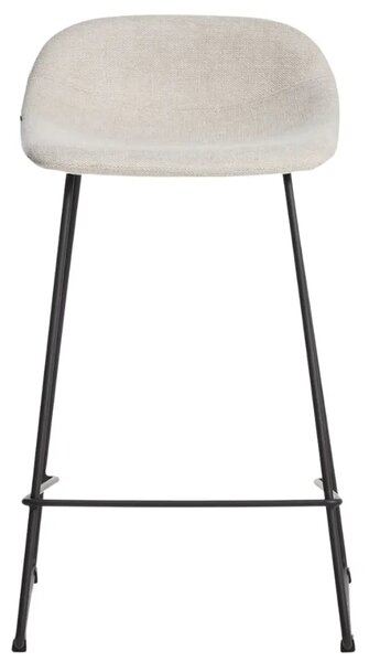 Kave Home Béžová látková barová židle Zahara 65 cm II