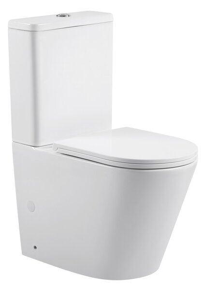 Erga Tina, WC kombi mísa 620x365x820 mm, Tornado 2.0 + toaletní sedátko, bílá lesklá, ERG-V03-TINA-TO2-WH