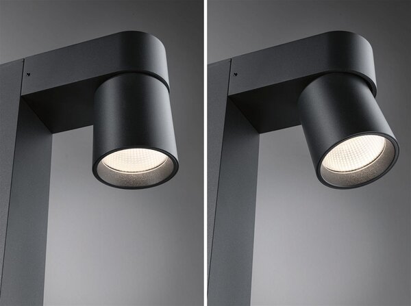 P 94822 LED stojací svítidlo Kimu IP44 822mm 3000K 8W 230V 70° antracit hliník - PAULMANN