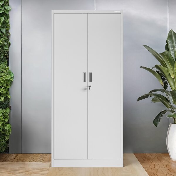 Kovová skříň JAN Compact 1750 x 800 x 400 mm, šedá