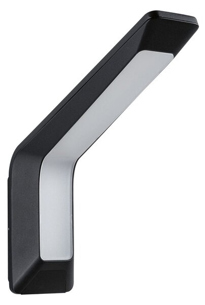 P 94857 LED venkovní nástěnné svítidlo Merano pohybové čidlo HF senzor IP44 90x328mm 3000K 14W 230V antracit hliník - PAULMANN