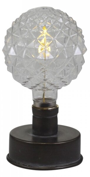 Dekorační stolní lampička Nostalgic Led - Ø 8*17cm - Chic Antique