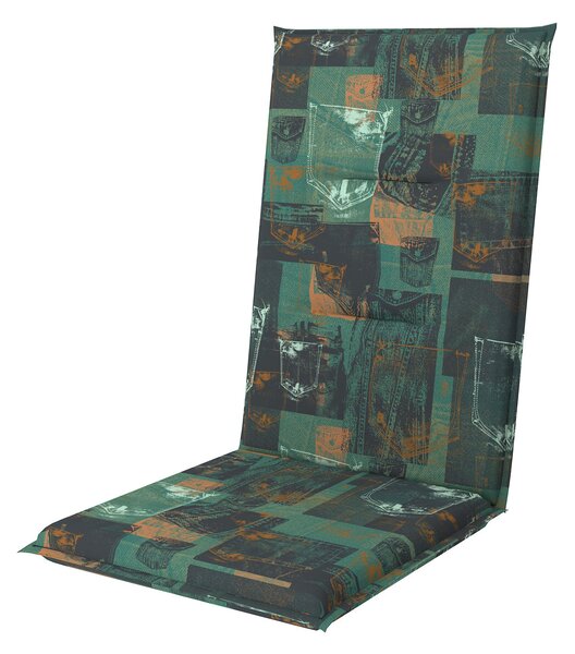 Doppler SPOT 1111 vysoký - polstr na židli a křeslo 118 x 48 x 5 cm zelená