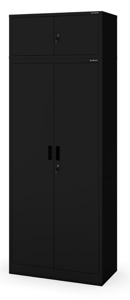 Černá kovová skříň JAN Compact 1750 x 800 x 400 mm