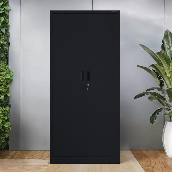 Černá kovová skříň JAN Compact 1750 x 800 x 400 mm