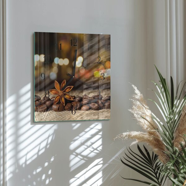 Skleněné hodiny na stěnu Anýz zskc-30x30-00176235