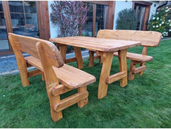 Zahradní set PHILOS moření m1 Teak rozměry m1 200 cm