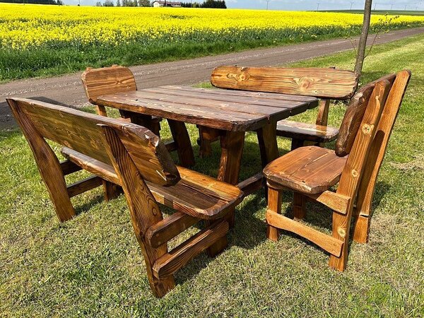 Zahradní set PHILOS komplet rozměry m1 150 cm moření m1 Teak