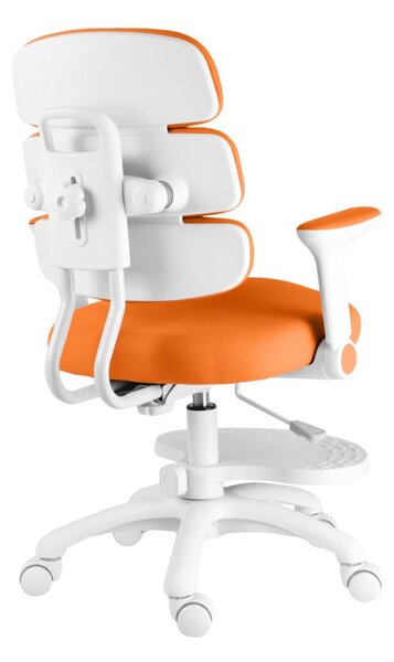 Dětská rostoucí židle Neoseat KIDDY THREE — látka, pratelný potah, oranžová