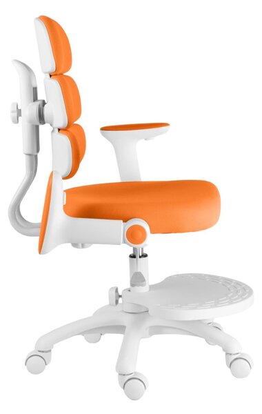 Dětská rostoucí židle Neoseat KIDDY THREE — látka, pratelný potah, oranžová