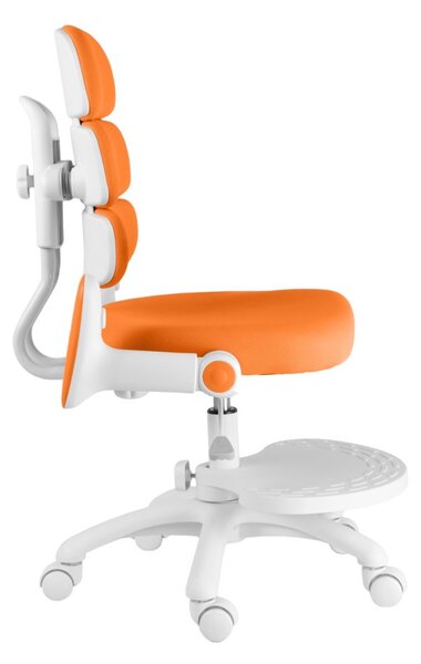 Dětská rostoucí židle Neoseat KIDDY THREE — látka, pratelný potah, oranžová