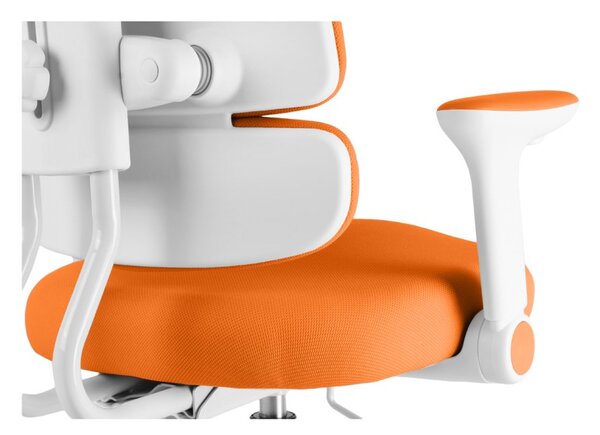 Dětská rostoucí židle Neoseat KIDDY THREE — látka, pratelný potah, oranžová