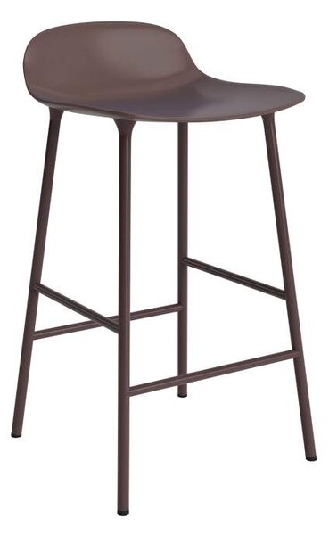 Normann Copenhagen Barová židle Form 65 cm, brown/brown