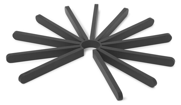 UMBRA Fanfare 25 cm 2 ks černá – silikonová podložka pod hrnec