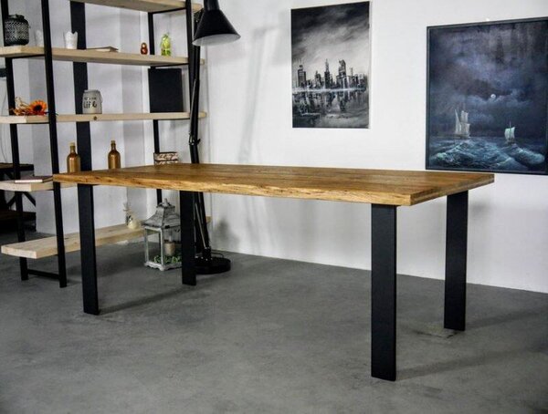 Industriální stůl Model C1 - starožitný rozměry stolu 180x75x80cm