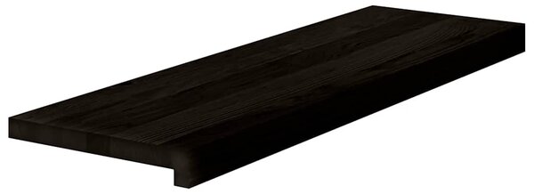 Nášlapy na schody 2 ks hnědo-černé 80x30x2 cm masivní dub