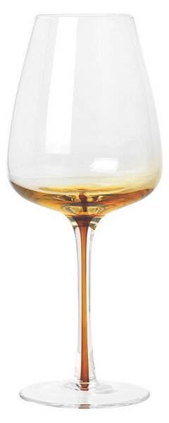 Sklenice na bílé víno Broste AMBER - karamel