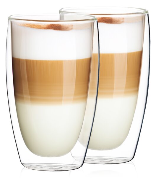 4Home Termo sklenice na latté Hot&Cool 410 ml, 2 ks