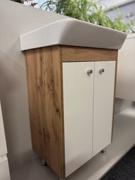 Lavedo Trinity Wotan Oak 50 koupelnová skříňka s umyvadlem