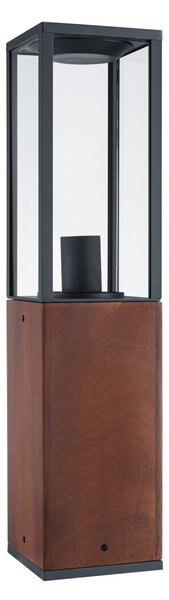 Paulmann 94676 Timba, venkovní dřevěné svítidlo 1xE27, výška 60cm, IP44