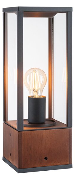 Paulmann 94675 Timba, venkovní dřevěné svítidlo 1xE27, výška 40cm, IP44