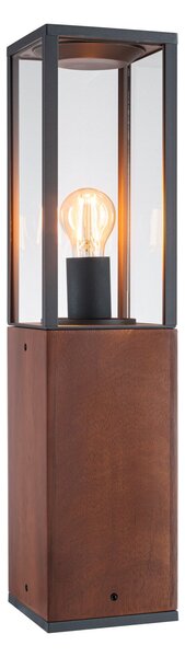 Paulmann 94676 Timba, venkovní dřevěné svítidlo 1xE27, výška 60cm, IP44