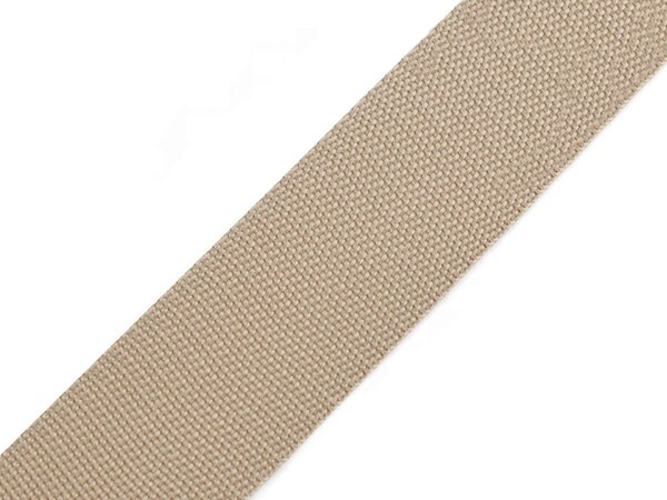 Pro Háčkování Popruh polypropylénový 4 cm béžový