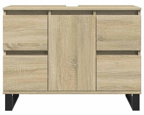 Koupelnová skříňka dub sonoma 80 x 33 x 60 cm kompozitní dřevo