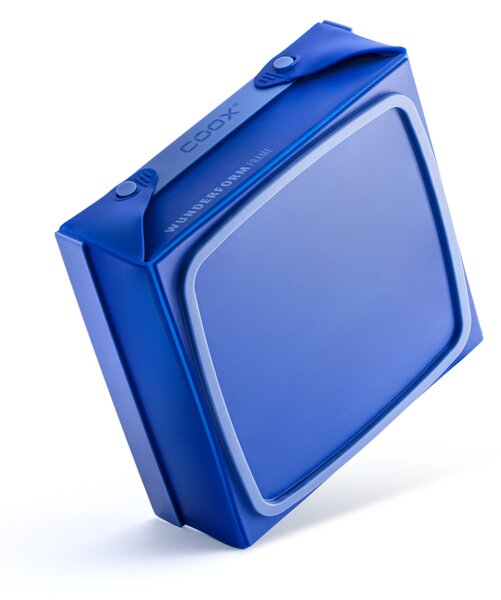 Coox silikonová forma WUNDERFORM FRAME SQ, rozkládací Barva: Modrá