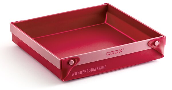 Coox silikonová forma WUNDERFORM FRAME MQ, rozkládací Barva: Červená