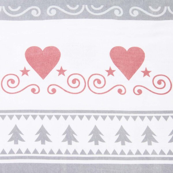 VÁNOČNÍ FLANELOVÉ POVLEČENÍ FLANELOVE 200X220 CM, 2KS 70X80 CM VZOROVANÉ