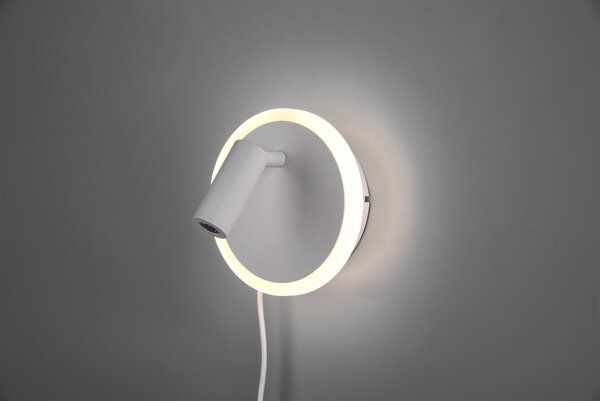 Trio 229210231 LED nástěnné svítidlo Jordan 1x5W+1x2W | 550lm-200lm | 3000K