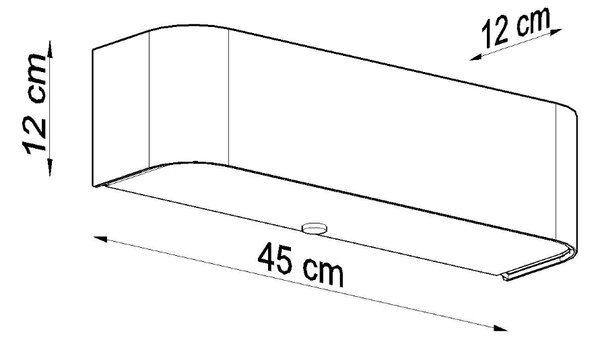 Sollux Lighting Nástěnné svítidlo LOKKO bílé