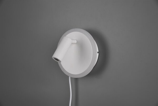 Trio 229210231 LED nástěnné svítidlo Jordan 1x5W+1x2W | 550lm-200lm | 3000K